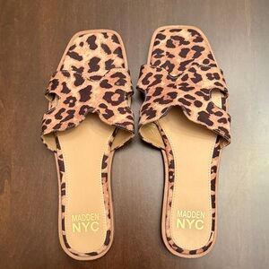 New without Tags! Madden NYC Leopard Print Women's Sandals Size 8